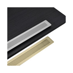 Aluminium Air Vent Grille Furniture Cabinet Metal Vent Cover Single Sided