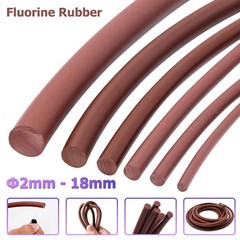 Brown Fluorine Rubber Solid Sealing Strip O-ring Seal Cord Round Dia 2mm – 18mm