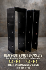 4 x 6 Post brackets concrete 6×6 post brackets, construction, welding, framing,