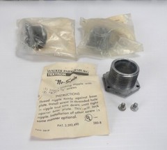(3) Walker/Parkersburg “No spin” 1124-1″ – 11241 Locking Nipple (NEW in Package)