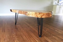 4-Pack 14″ Heavy-Duty 3-Rod Black Metal Hairpin Table Legs (1/2″ Dia)