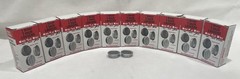 510 VINTAGE ALUMINUM MIDGET LOUVERS NOS LOT 1-1.5″ LD REG SERIES MILL FINISH USA