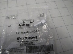 Schluter Systems EV/RO100AE 3/8″ Rondec Outside Corner Satin Anodized Alum NEW