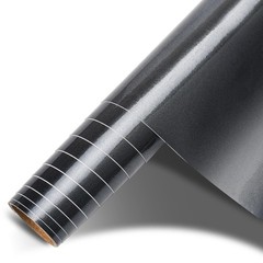 Car Wrap Vinyl, 1ft x 5ft Gloss Metallic Charcoal Grey Vinyl Wrap for Cars – …