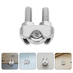 10 Pcs Cable U Clamps U-shaped Wire Rope Stainless Steel Retaining