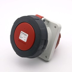 1PC NEW MENNEKES INDUSTRIAL Panel mounted socket typ:1124A 4P 63A（3P+E）400V IP67