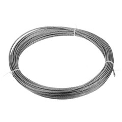 1/8″ (3mm) 50ft (15M) 304 Stainless Steel Cable Wire Rope 7×7 Strands