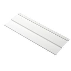 Transformations Double 4 In. Lap 9.23 In. X 150 In. White Vinyl Siding Carton (2