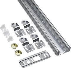N343-129 By-Passing Door Hardware Set, 60-Inches, Coated with Weatherguard Prote