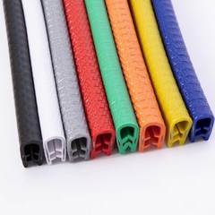 Rubber U Shape Car Door Edge Guard Molding Trim Rubber Edge Strip Seal Protector