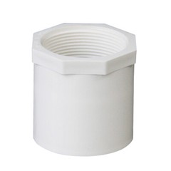 Single Threaded Straight PVC Metric Plumbing Fittings Pipe Connector 20-75mm ID