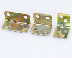Galvanized Steel Right Angle Bracket, Thickened Furniture Hardware Connector