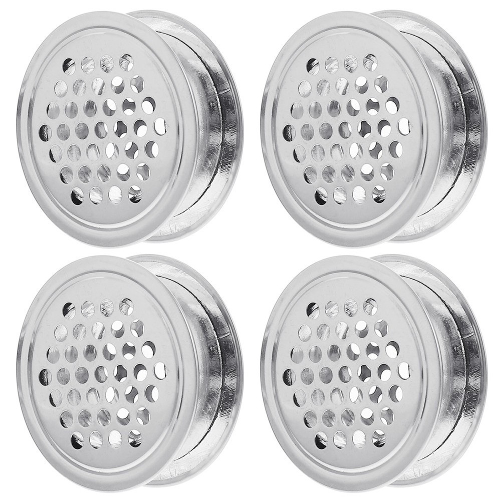 10pcs Wardrobe Mesh Hole Stainless Steel Louver Ventilation Cover Set
