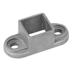 20 Pack Square Post Flange Base Fits 1″ X 1″ Sqaure Tube, Aluminum Wall Mount Ra