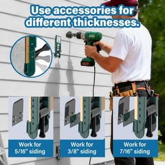 Siding Installation Tools for 5/16-Inch, 3/8-Inch, 7/16-Inch Cement Siding La…