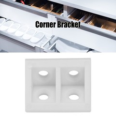 50pcs Plastic Right Angle Corner Brace Durable Reinforcement For