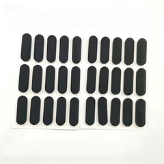 Length 16-160mm Oval Rubber Feet Pad Adhesive Gasket Anti-Slip Laptops Keyboard