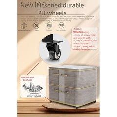 Heavy Duty Wheels Caster Wheels Flexible Installation Options For Luggage