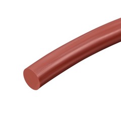 39″ Long 20MM Dia High Temperature Resistant Silicone Sealing Strip (Red)