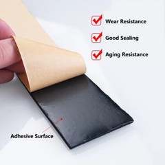 Neoprene Self Adhesive Backed Foam Sponge Strip Roll Sheet Tape Sticky Seal EPDM