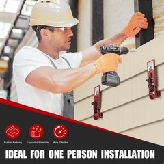 Siding Installation Tools Mounting Kit 5/16 Inch Fiber Cement Lap Gauge Red