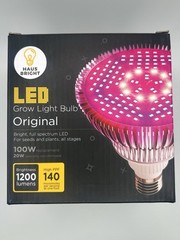 150 LED Full Spectrum Hydroponic Grow Light Bulb with E27 Base 1200 Lumens