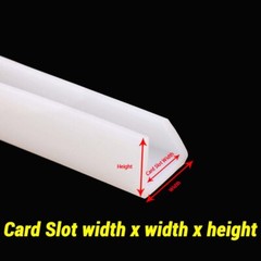 Slot width 4mm~ 20mm Silicone Rubber U-Shape Sealing Strip U Channel Edging Trim