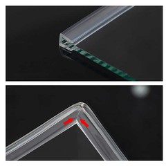 0.5-22mm Edge Protection Frame Profile Silicone Rubber Edging Trim Seal U/L Slot