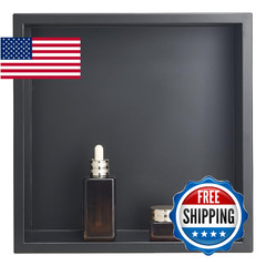 VEVOR Shower Niche, 13 x 13 x 4 inch Recessed Wall Niche, Heavy-duty Stainless S