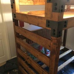 PostHugger™ Brackets For 4 x 4 Posts – Heavy Duty Shop Table Pergola – USA Made
