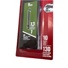 ABB-10B OLFA Precision Ultra-Sharp Black Snap-Off Blade, 9mm, 1 Pack of 10