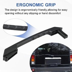 Replacement for Tailgate Liftgate Handle Exterior Textured Lever Hummer H2