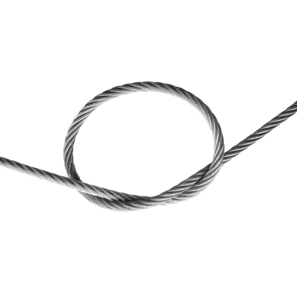1/8″ Galvanized Aircraft Cable Steel Wire Rope 7×19 (700 Feet) 700 ft.