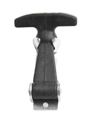 4 7 Rubber Flexible Draw Latch with Stainless Steel Brackets T Handle Design