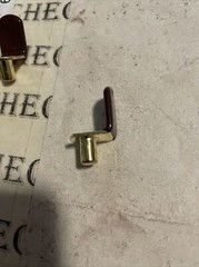 New 20PK Hillman Brass Plated Metal W/Vinyl Shelf Pins Metal Fits 1/4” Hole