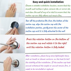 Dgyb Suction Cup Towel Bar For Bathroom 17 Inch Brushed Nickel Towel Holder