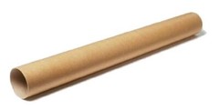 2 Tube Cardboard Paper pipe tubing cylinder