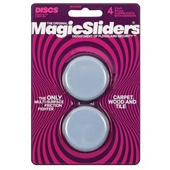 Surface Protectors,Furniture Sliding Discs,Adhesive,2-In. Round,4-Pk. – 04050