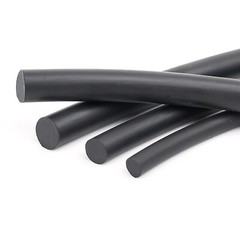 Solid Nitrile Rubber Strip O-Ring Cord Oil Water Seal Gasket 2mm-40mm Dia Black