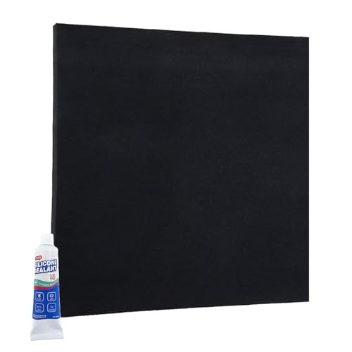 Silicone Rubber Sheet for Pipe Insulation,Grade 55A,12 × 12 inch DIY 1/16