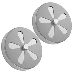 2 Pcs Fireplace Ventilation Control Valve Adjustable Dryer Exhaust Cover