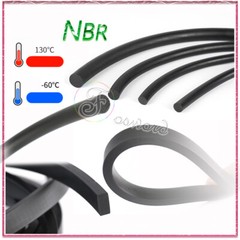 Solid Nitrile Rubber Cord NBR Rods Strip Anti Oil Seal Gasket For Car Aviation