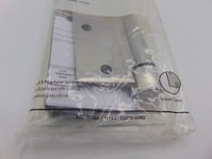 Spring Hinge Square Corner Satin Stainless Steel 3.5″ x 3.5″ Tell New Sealed