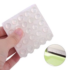 50pcs Buffer Pads Kitchen Door Domed Anti Slam Cabinet Cupboard Damper Cushion