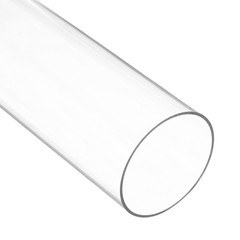 Clear Rigid Tubing Pipe 57mm ID x 60mm(2.4″) OD 305mm Plastic Tube