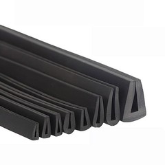 Flexible U Channel Rubber Edge Trim Seal Protector Guard For Metal Glass CarDoor