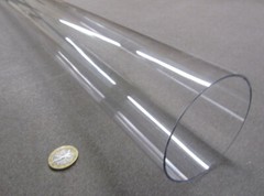 Polycarbonate Round Clear Tube / Tubing 3.0″ OD x 2.875″ ID (3″ x 2 7/8″)-2178