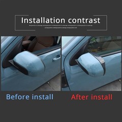 Lcojicep Car Side Mirror Rain Visor Eyebrow Compatible with Ford Maverick 202…