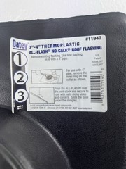 Lot Of 5 Oatey Thermoplastic 3″ – 4″ Roof Flashing All-Flash No-Calk #11940