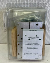 Professional Stair Fasteners 3″ L-Bracket Post Fastener Kit Oak Wood ~ 4 sets